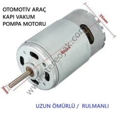 (13 VOLT  )     1 397 220 145    /       1397220145     MERCEDES UYUMLU  VAKUM POMPA MOTORU  ( PSE VACUUM PUMP MOTOR )   Mercedes W140 S320 S420 S500 S600 W210  ( RULMANLI  DAYANIKLI SERİ  )     A1408000448   A1408000648     A1408001048     A1408001148