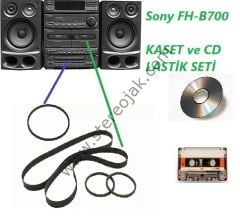 Sony FH-B700  Müzik Seti  - Kaset ve Cd Bölümü Lastik Seti