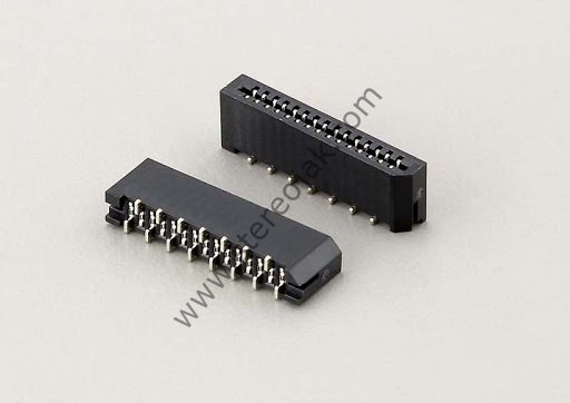 20 pin 1mm dik smd ayak  flat kablo yuvası