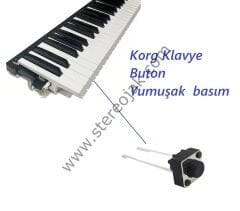 KORG KLAVYE SWİTCH  2 PİN    YUMUŞAK  BASIM  1.SINIF