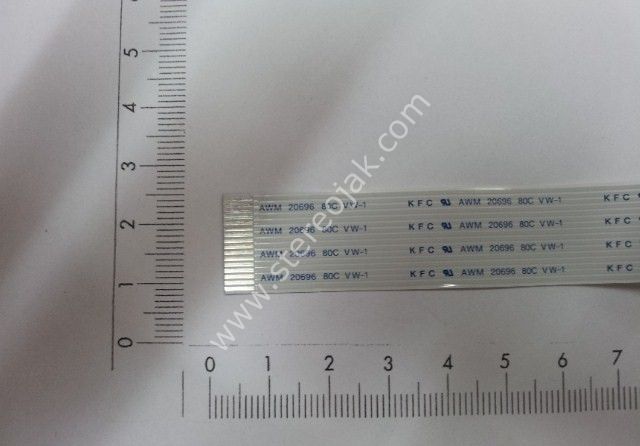 FLAT-12 KFC AWM 20696 80C VW-1  FLAT KABLO  FLEX KABLO DATA KABLO