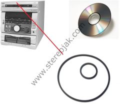 HCD-RX77    SONY  MÜZİK SETİ      3 LÜ  CD  BÖLÜMÜ   LASTİK  SETİ