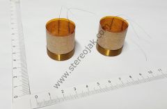 HB-3 Hoparlör Bobini , 1 inch 8 Ohm , Yükseklik 30mm , Genişlik 26mm , Sarılı Bobin Yüksekliği 8mm Kaliteli ( 2.54 mm )