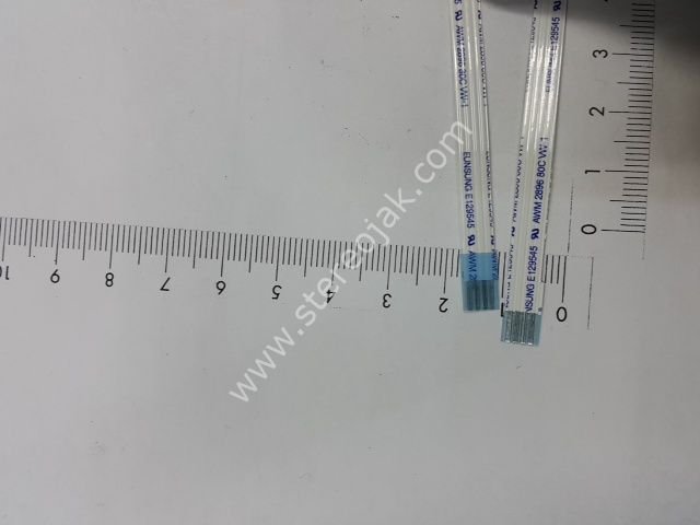 4 pin  en:6mm boy:35cm Ters düz flat kablo