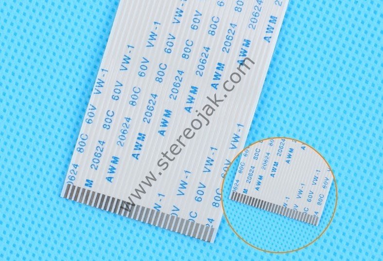 AWM 20624 80C 60V VW-1 flex şerit Kablo 30 Pin, Eni 3cm