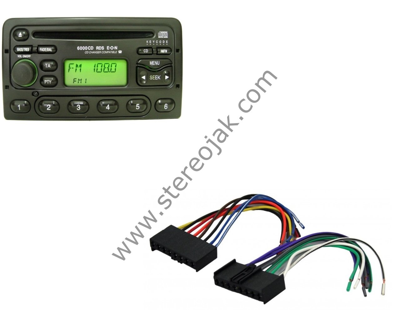 FORD 6000 CD 6000CD RDS EON   ARKA POWER SOKETİ   GÜÇ SOKETİ