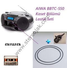 AIWA BBTC-550   Tekli Kaset Mekanik   Bölümü Lastik Seti