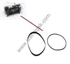 PIONEER CT-740  ( Kaset Bölümü  2 li  Lastik Seti  )  Stereo CASSETTE Tape DECK Vintage