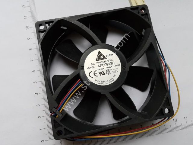 DC BRUSHLESS    AFC0912d. Dc12v 0.46A 4 kablo
