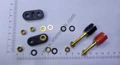 4MM Banan Jak Yuvası , Born Şase İkili , 2'li Prob Jak Soketi , Banana Plug Terminali , 4mm Banan Jak ,  Dual Cable Connector Terminal İçin Konnetör Yuvası ,  Dual Cable Connector Terminal , Born Terminal , 4mm Born Jak Dişi