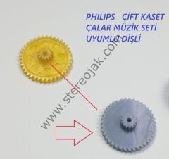PHILIPS   ÇİFT KASET ve TEK KASET  ÇALAR MÜZİK SETİ    UYUMLU DİŞLİ   (  D8303 D8403 D8268 D8269 D7160 7140 D8040 D8437 D8443 D8543 D8334 )