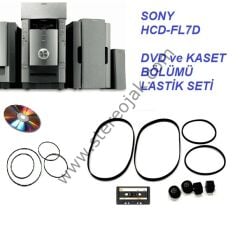 SONY  HCD-FL7D  ( DHC-FL7D  )      DVD ve KASET BÖLÜMÜ  LASTİK SETİ