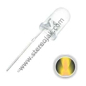 10mm Şeffaf Sarı Led