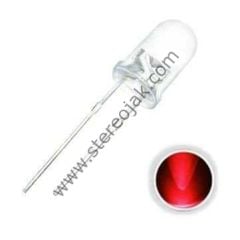 10mm Şeffaf Kırmızı Led