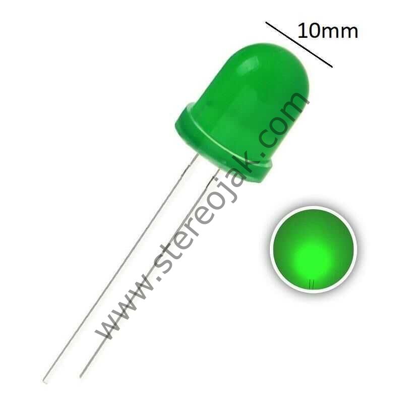10mm Yeşil Led