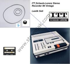 ITT,Schaub-Lorenz Stereo Recorder 86 Vintage  Mekanik Uyumlu Lastik Seti
