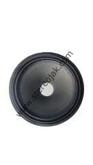 20cm Hoparlör Konisi , 2 Bukle , Boğaz : 50mm , Yükseklik : 45mm - Düz Siyah Koni