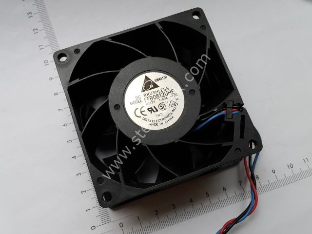 FFB0812UHE  DC12V 1.80A  DELTA ELECTRONICS      DC BRUSHLESS