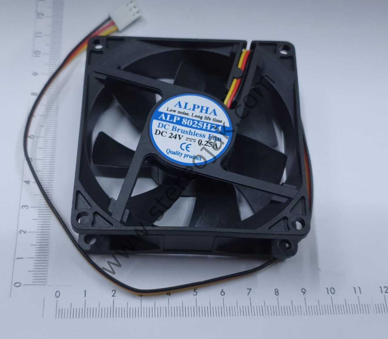ALPHA   ALP8025H24    DC24V 025AMP 3 KABLO  İNVERTER  FAN
