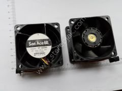 SAN ACE60  XF-42584. 6x6x3.8cm. 12v.  2a. 4 kablo