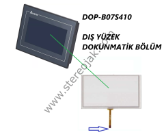 DELTA    HMI    DOP-B07S410   UYUMLU  DIŞ  YÜZEY  DOKUNMATİK BÖLÜM