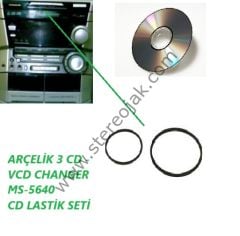 ARÇELİK  MÜZİK SETİ    MS-5640     3 CD -VCD CHANGER       ( CD BÖLÜMÜ  LASTİK SETİ )