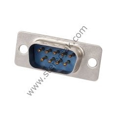 9 Pin Lehim Tipi , Erkek Seri Port Soketi , VGA