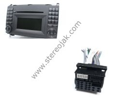 MERCEDES VİTO  CD PLAYER   MODEL NO.MF2830  /     N25-MF2830   MF2750   ARKA TEYP SOKETİ