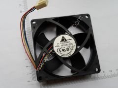 DELTA  DC BRUSHLES  AFC0812DD  DC12V 0.75AMPER RULMANLI  4 KABLO FAN