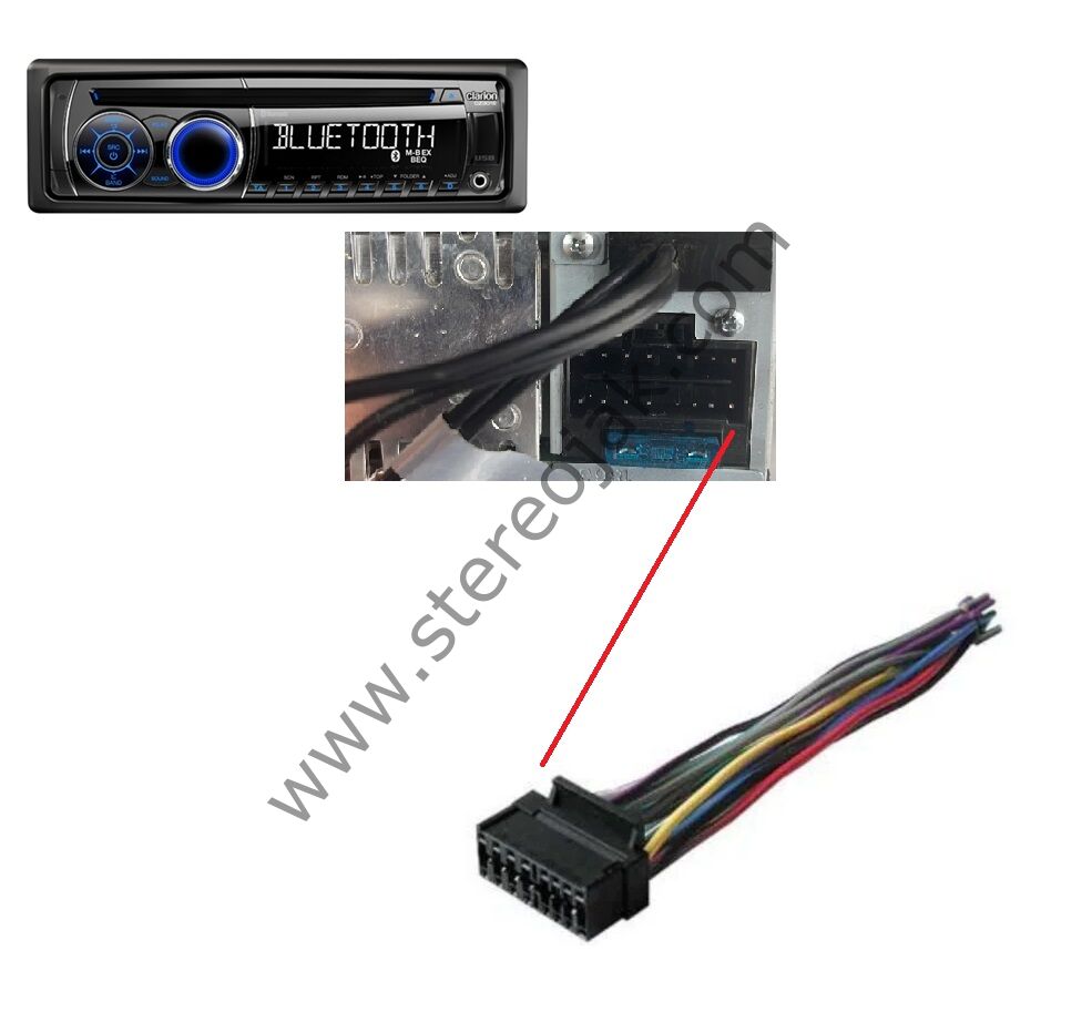 CLARION CZ301E   ARKA  POWER SOKET
