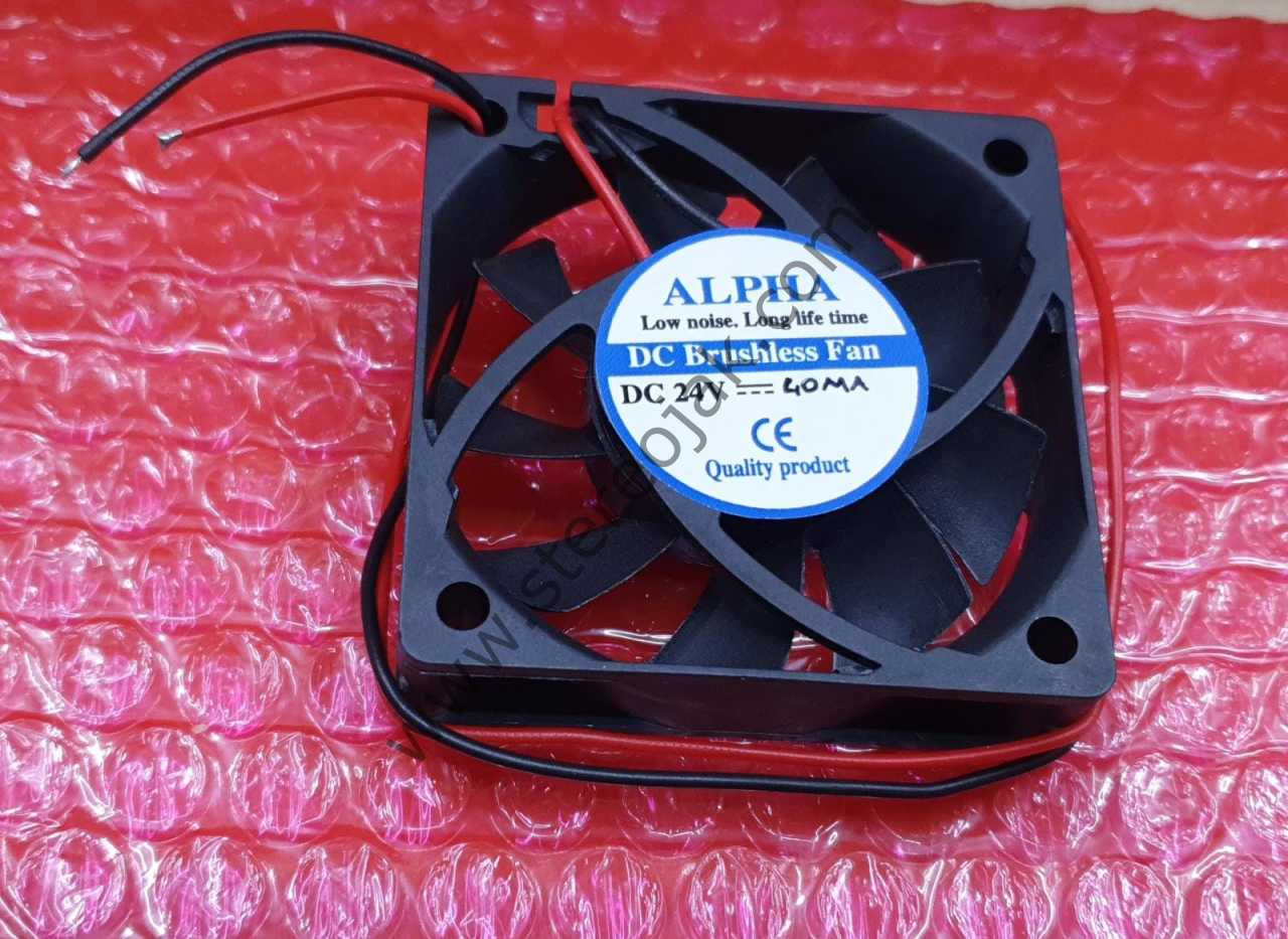 DC24V 40MA 1.05 WATT  DC BRUSHLESS  FAN  KARE 2 KABLO    60MMX15MM