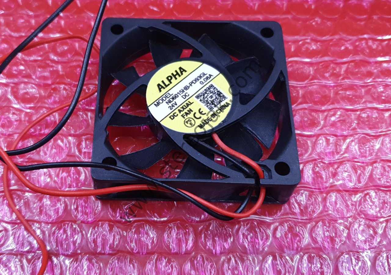 DC24V 80MA  1.92  WATT DC BRUSHLESS FAN KARE 2 KABLO 60MMX15MM