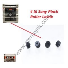 HCD-V515      SONY  MÜZİK SETİ   KASET BÖLÜMÜ  BASKI LASTİĞİ   4 LÜ  SET  OLARAK