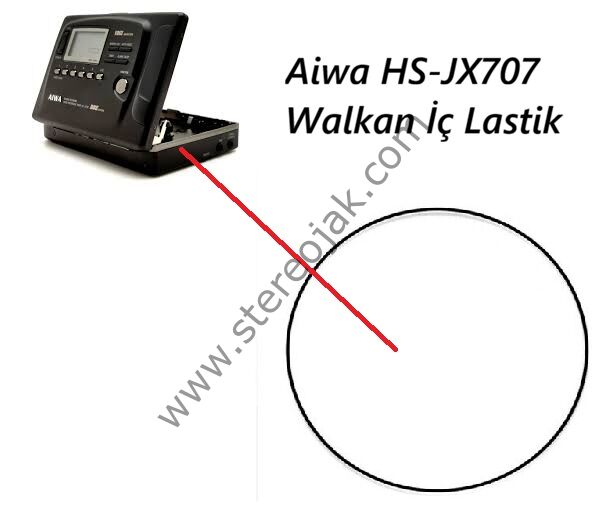 Aiwa HS-JX707   Walkan   İç Lastik