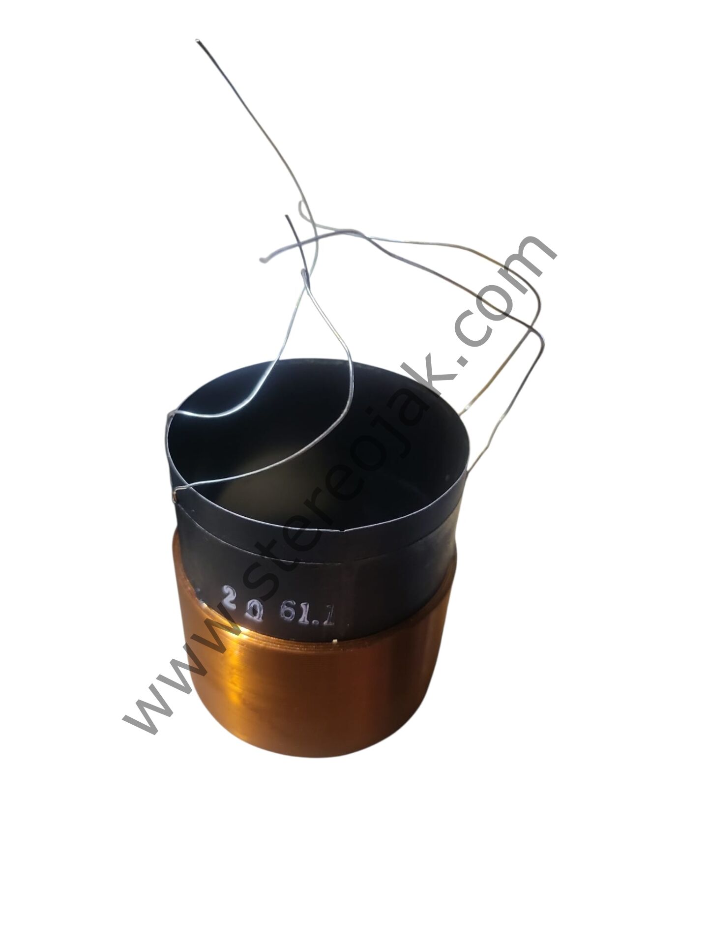 61.1mm Hoparlör Bobini , 4 Kat Sarım , Çift Çıkış , 2 ohm ( İç Çap61.1mm - Dış Çap 65.9mm - Kapton Yükseklik 70mm - Sarım Yüksekliği 39mm - Çift Çıkış 2 Ohm - Takviyeli Sert Bobin - 1.Kalite