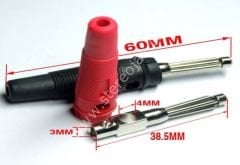 Banana plug  4mm  prob kablosu  Plug  yüksek kaliteli hirschman model