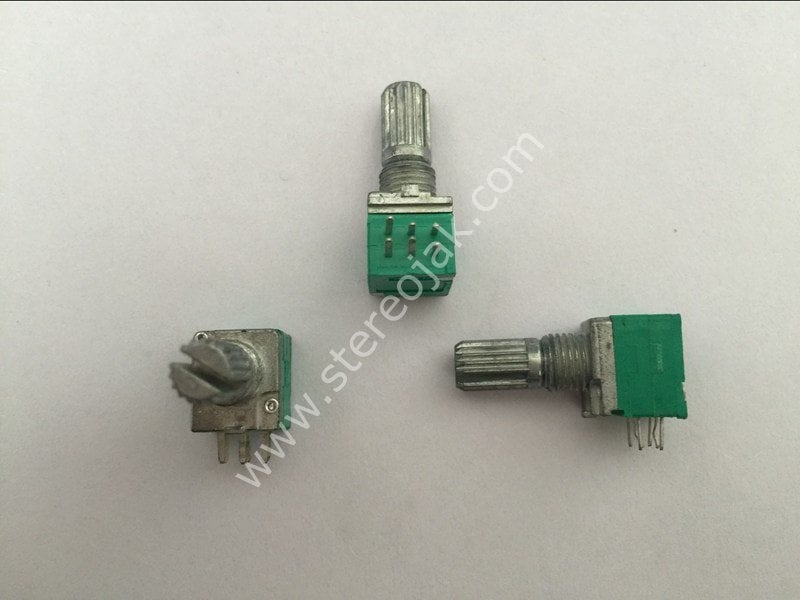 STEREO ALTI AYAK MİNİ POTANS   MİXER POT-AMFİ POT-CİHAZ POTANSI (SEÇENEKLERDEN OHM SEÇİNİZ )