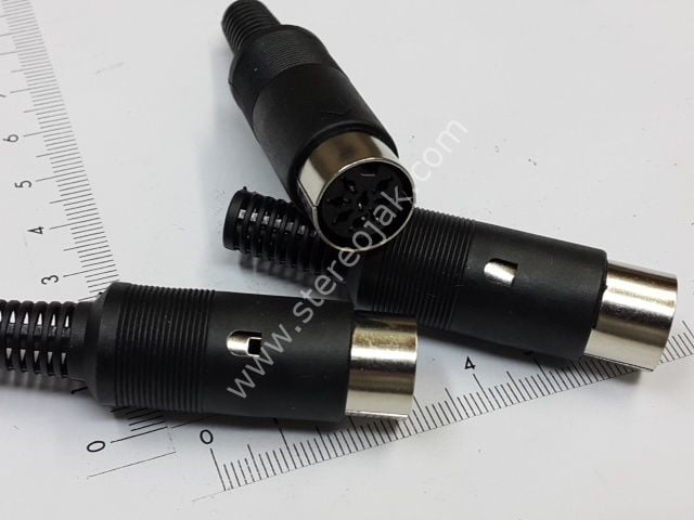 Midi plug din plug 8 pin dişi seyyar