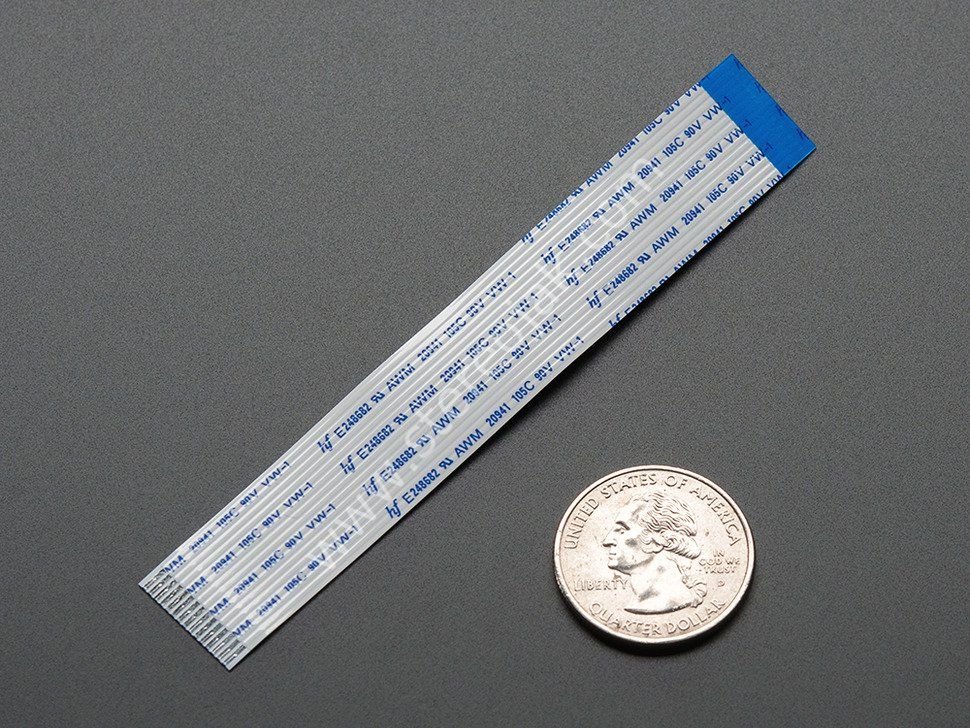 Flex Cable for Raspberry Pi Camera  30cm 15 pin W:1.6cm  AB