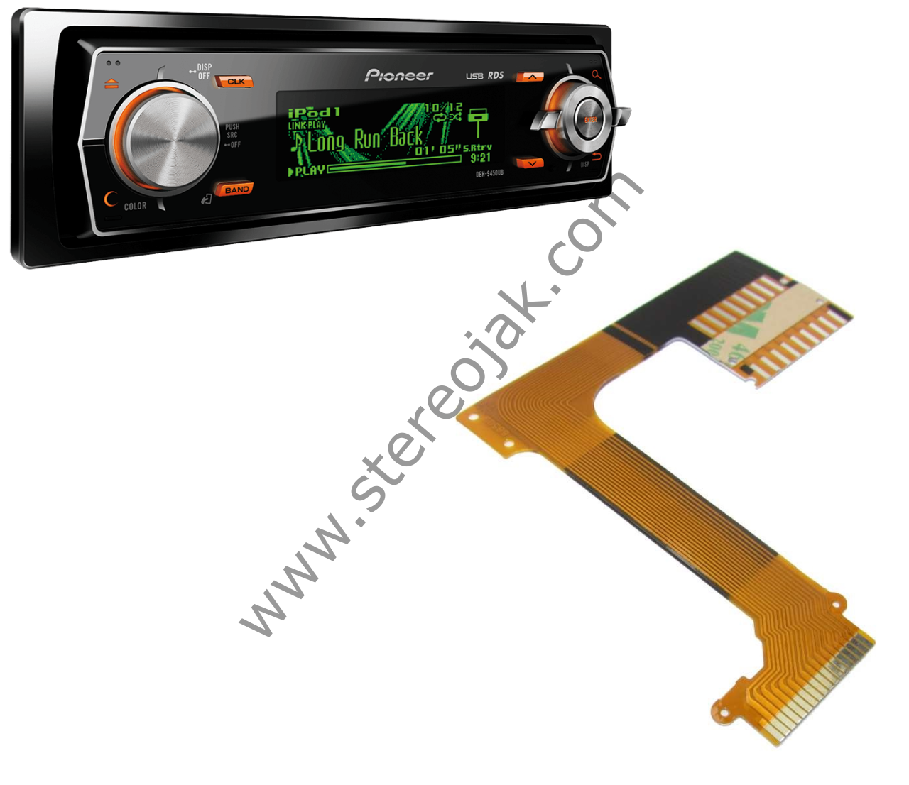 DEH-9450UB KAFA KABLOSU 1.SINIF KALİTE UZUN ÖMÜRLÜ   Pioneer flex motorize kafa film