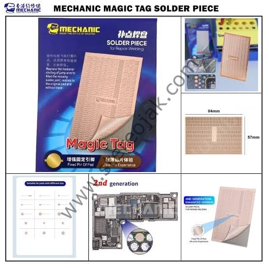 Mechanic - Solder Piece Magic Tag , Pcb Bakır Yol Çekme Ve Köprü Teli Seti