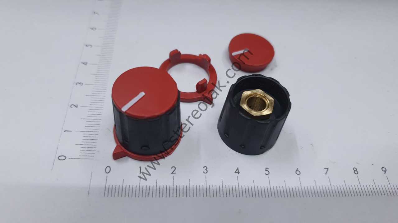 20MM ÜSTTEN SIKMALI/VİDALI)POT DÜĞMESİ   KAYNAK MAKİNASI DÜĞMESİ(POT BAŞI)