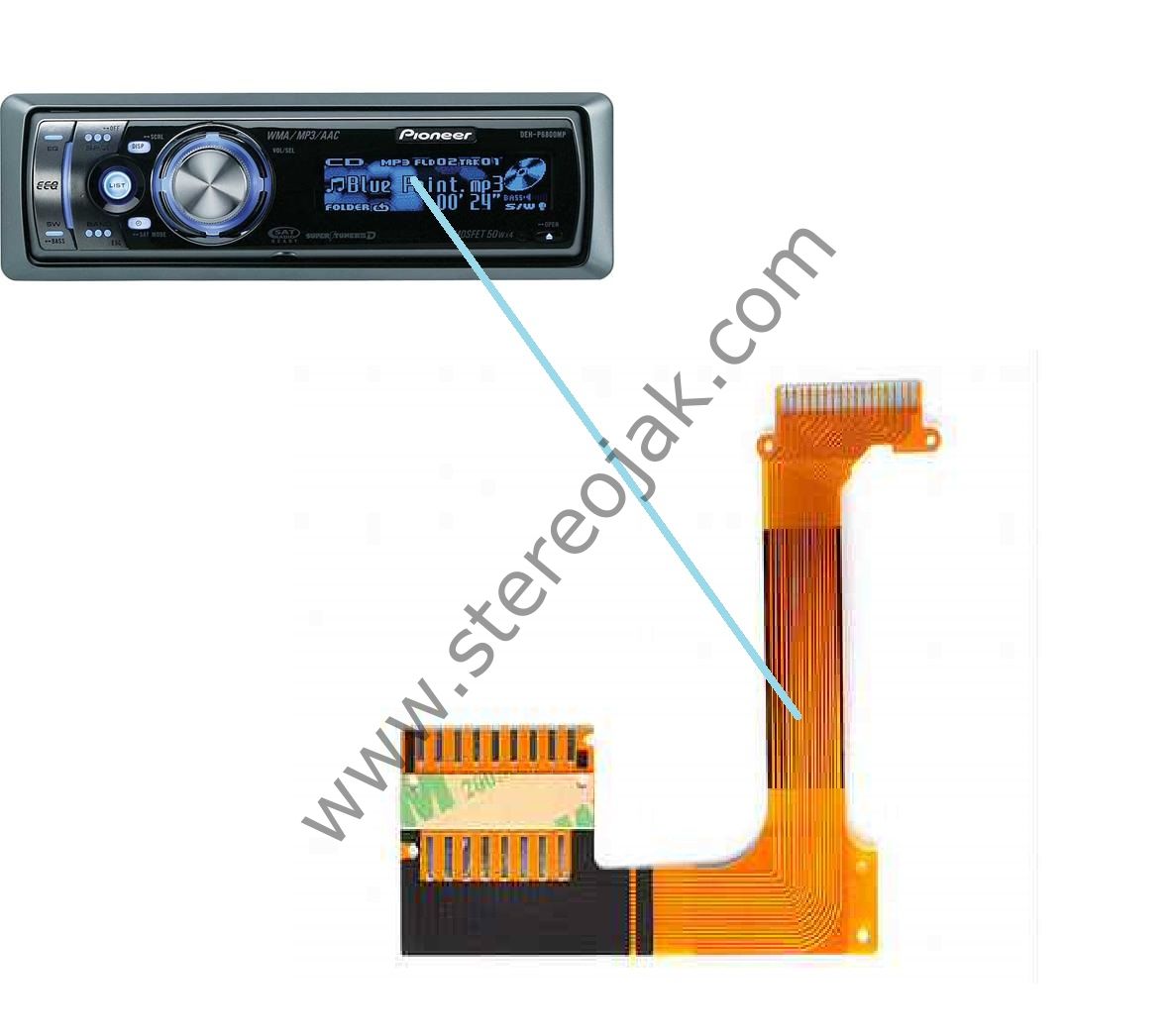 DEH-P6850     UZUN ÖMÜRLÜ   SERİ    FLEX VE DEH-P6850 KAFA FİLMİ     1.SINIF  UZUN ÖMÜRLÜ KABLO