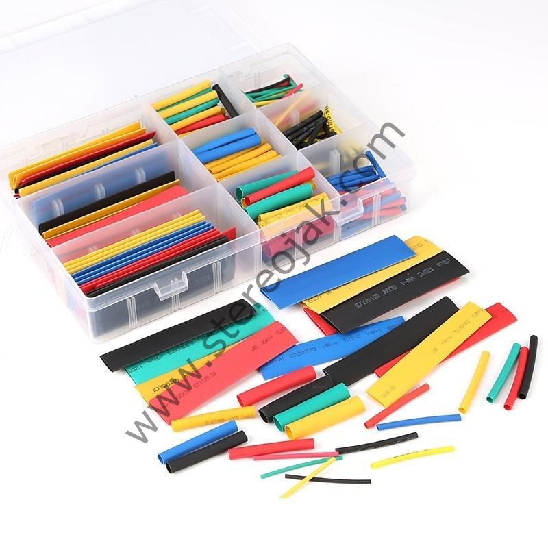 KUTULU RENKLİ MAKARON SETİ  328 PARÇA , 8 BOY , 5 RENK