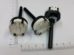 Orta bacak  TEK Lİ  Komütatör , Uzun Ömürlü , Rotary Switch 4 kontaklı , Komitatör , Ayarlanabilir Potans Anahtar , Çevirmeli Kademe Potansı