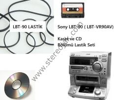 Sony  LBT-90AV     ( LBT-VR90AV)    Müzik Seti   Kaset ve Cd Bölümü Komple Lastik Seti