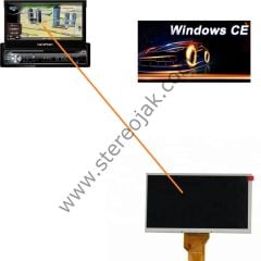 Newfron NF-N702 7''   İÇ  KISIM   LCD   EKRAN