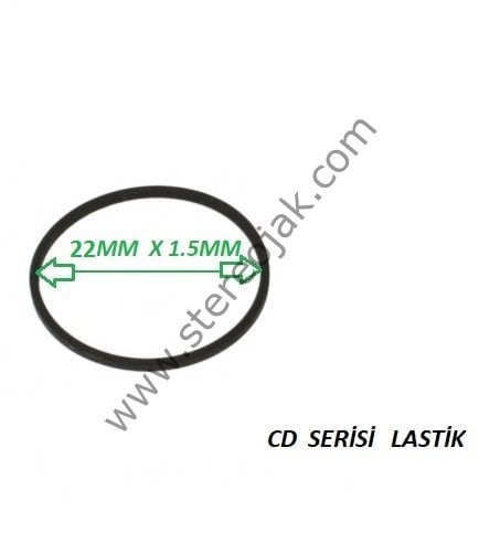 CD-22 ÇAP : 22MM x1.5MM CD- DVD PLAYER LASTİK ( BELT )