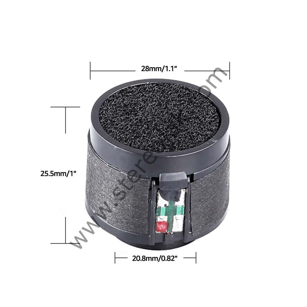 DİNAMİK  MİKROFON KAPSÜLÜ    ( EBAT   28 MM X 25.5 MM )     ( 500 OHM )