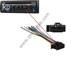 MEX-N4000BT  SONY TEYP SOKETİ